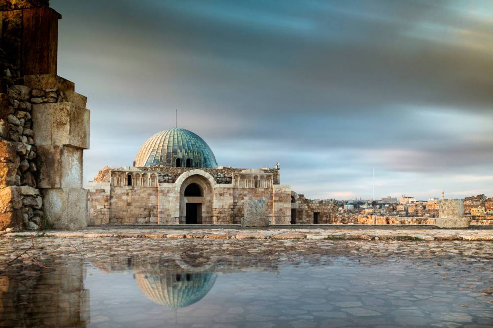 Amman,Citadel,Landmark,From,Amman,City,In,Jordan