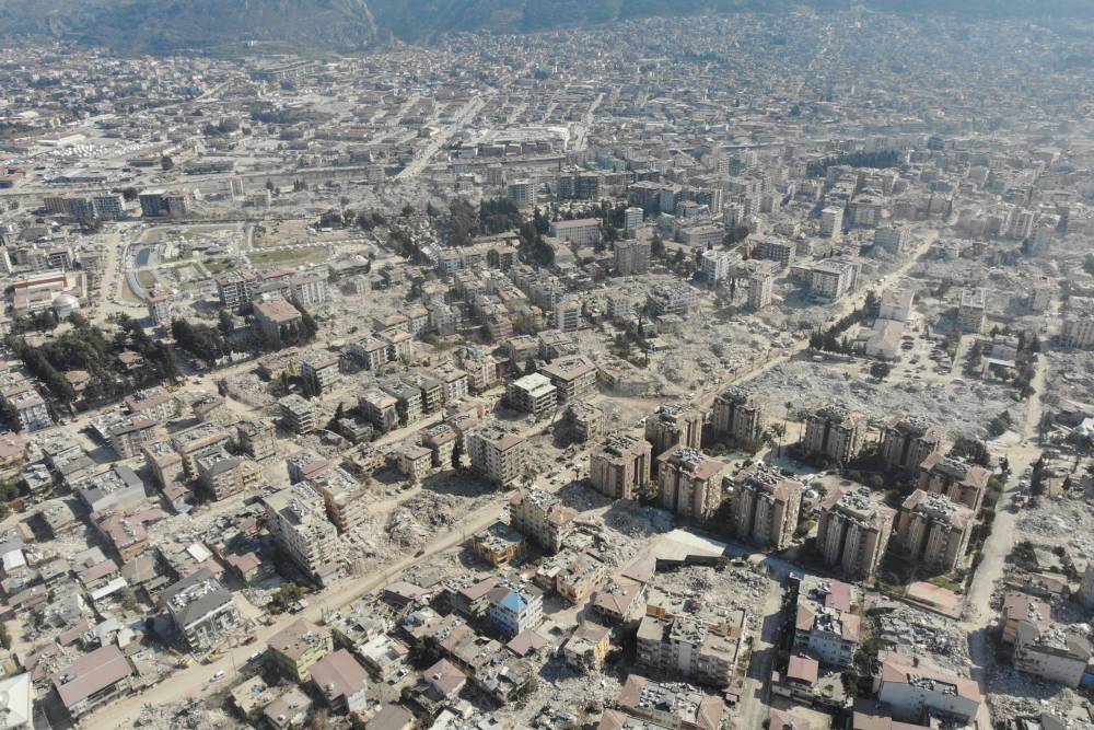 Antakya,,Hatay,,Turkey,Drone,Footage,-,February,16th,,2023:,Turkey